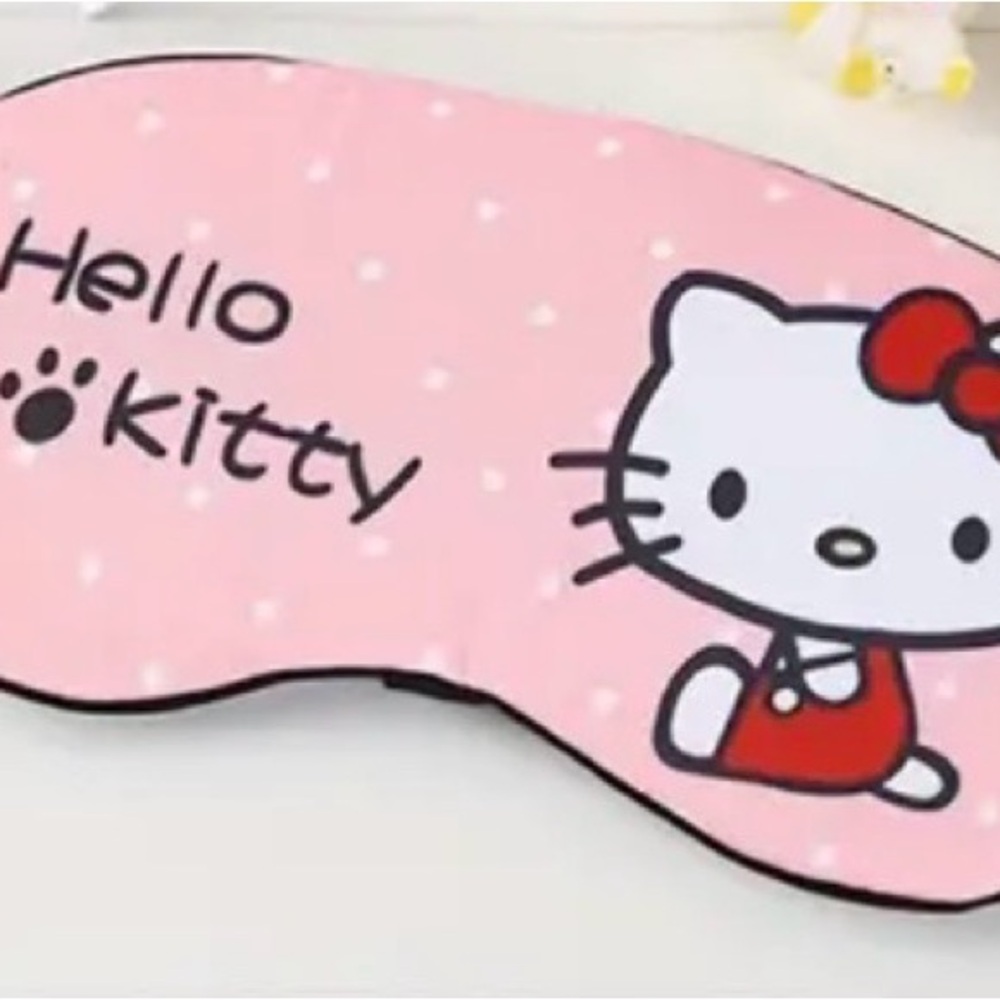Hello Kitty Pink and Red Kids eye Mask